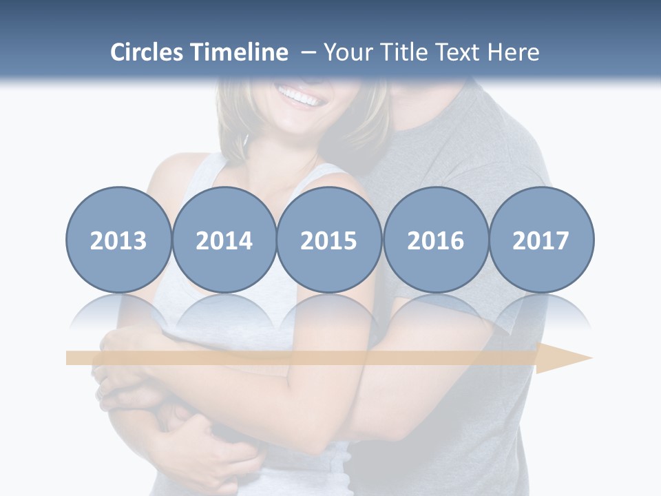 Full Length Young Happiness PowerPoint Template