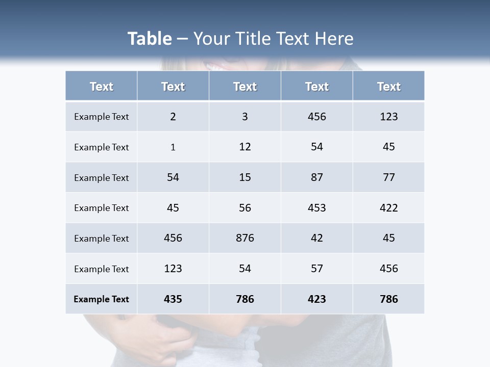 Full Length Young Happiness PowerPoint Template