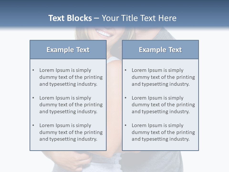 Full Length Young Happiness PowerPoint Template