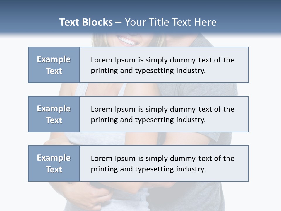Full Length Young Happiness PowerPoint Template