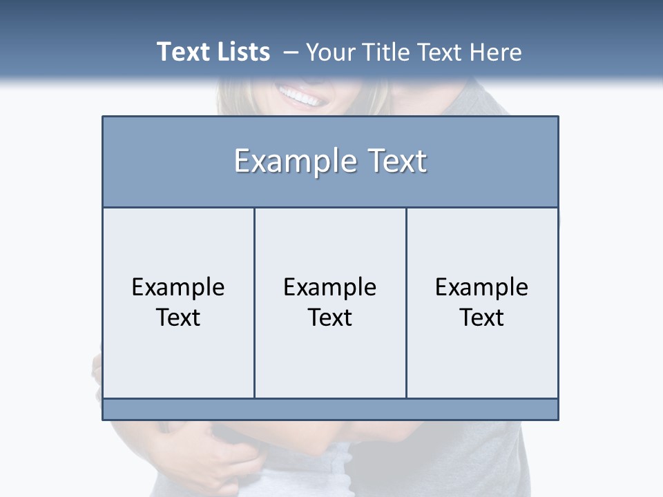 Full Length Young Happiness PowerPoint Template