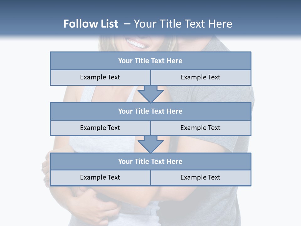Full Length Young Happiness PowerPoint Template