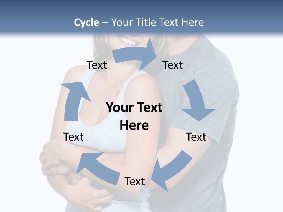 Full Length Young Happiness PowerPoint Template