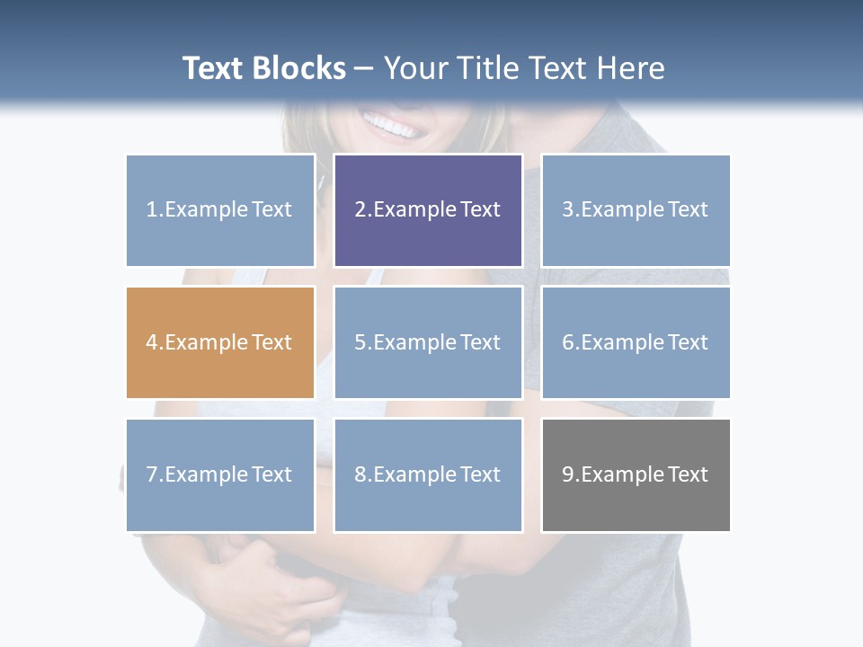 Full Length Young Happiness PowerPoint Template