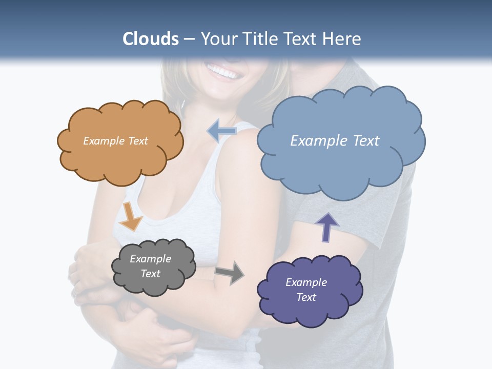 Full Length Young Happiness PowerPoint Template