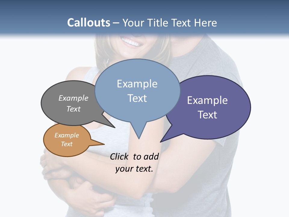 Full Length Young Happiness PowerPoint Template