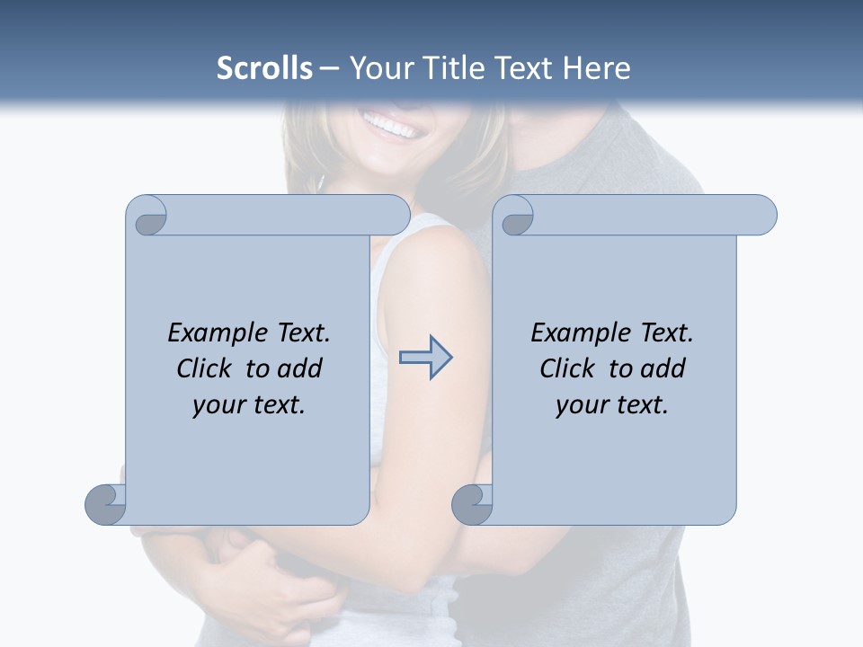 Full Length Young Happiness PowerPoint Template