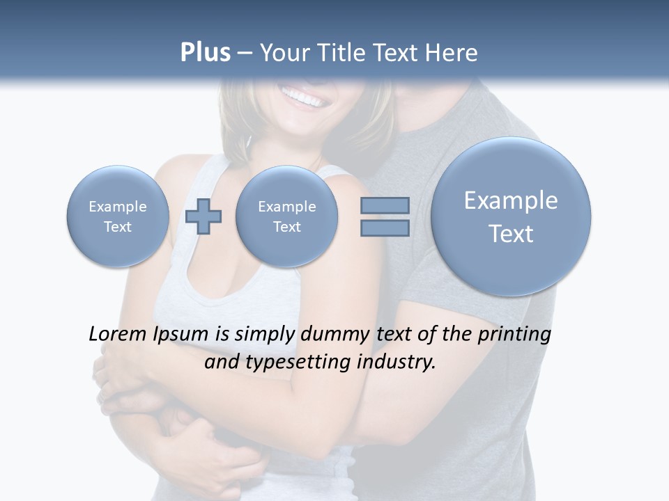 Full Length Young Happiness PowerPoint Template