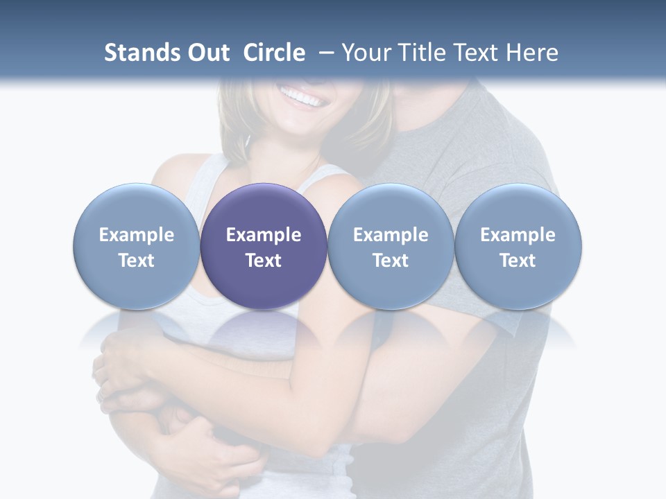 Full Length Young Happiness PowerPoint Template