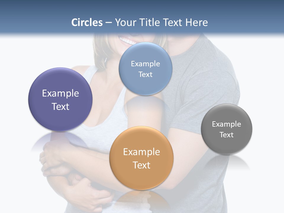 Full Length Young Happiness PowerPoint Template