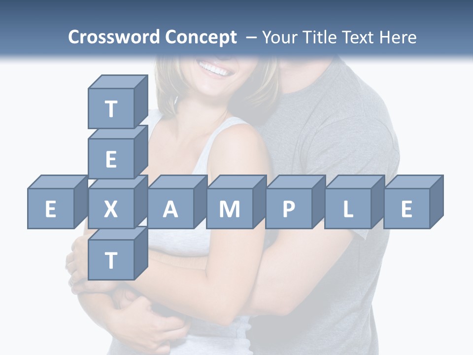 Full Length Young Happiness PowerPoint Template