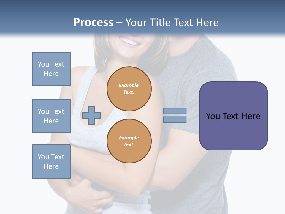 Full Length Young Happiness PowerPoint Template