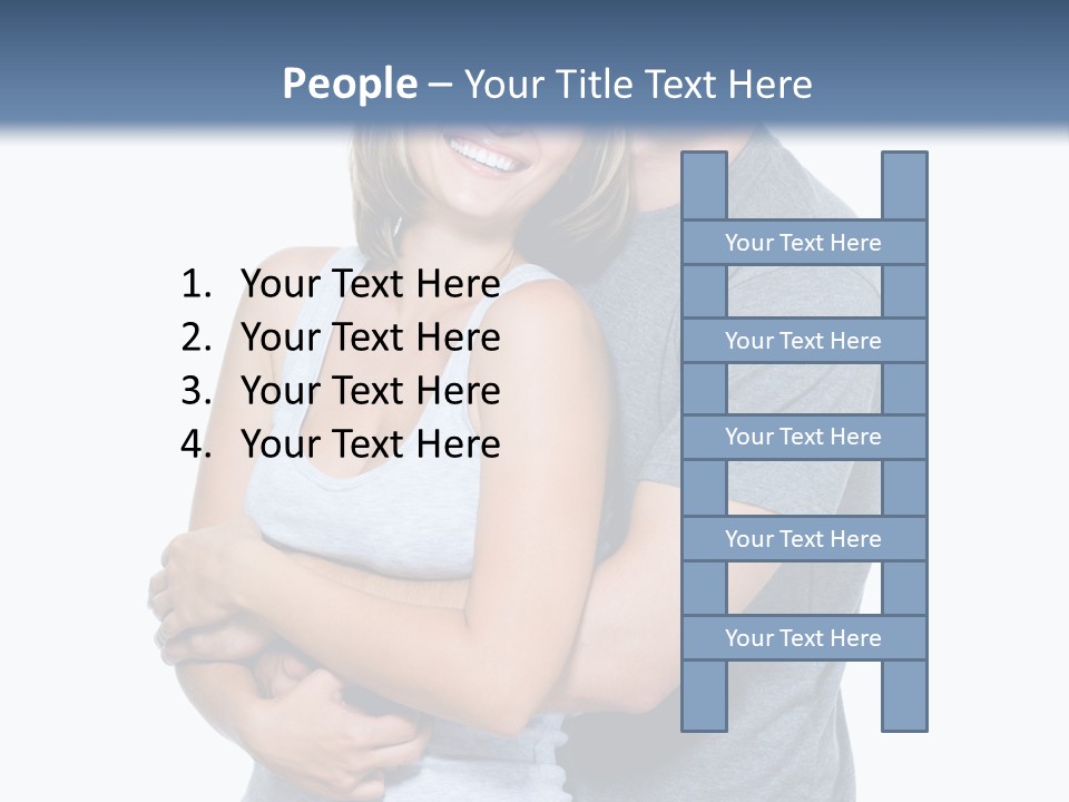 Full Length Young Happiness PowerPoint Template