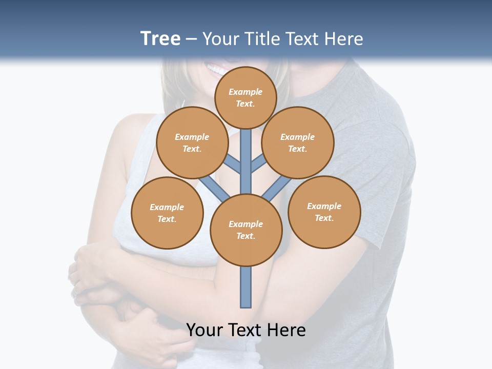 Full Length Young Happiness PowerPoint Template