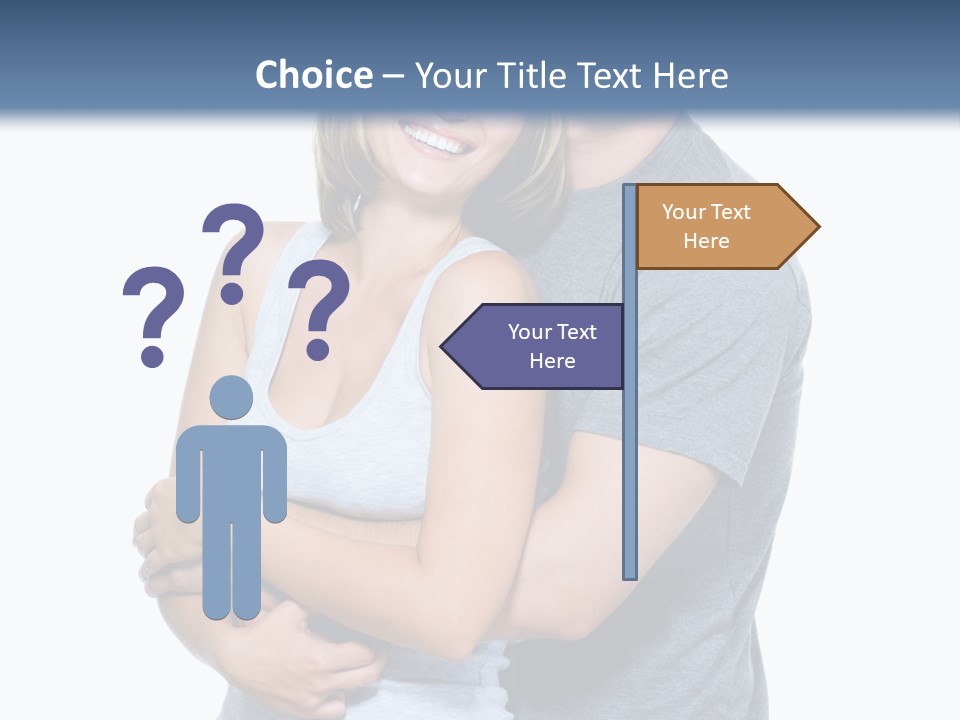 Full Length Young Happiness PowerPoint Template