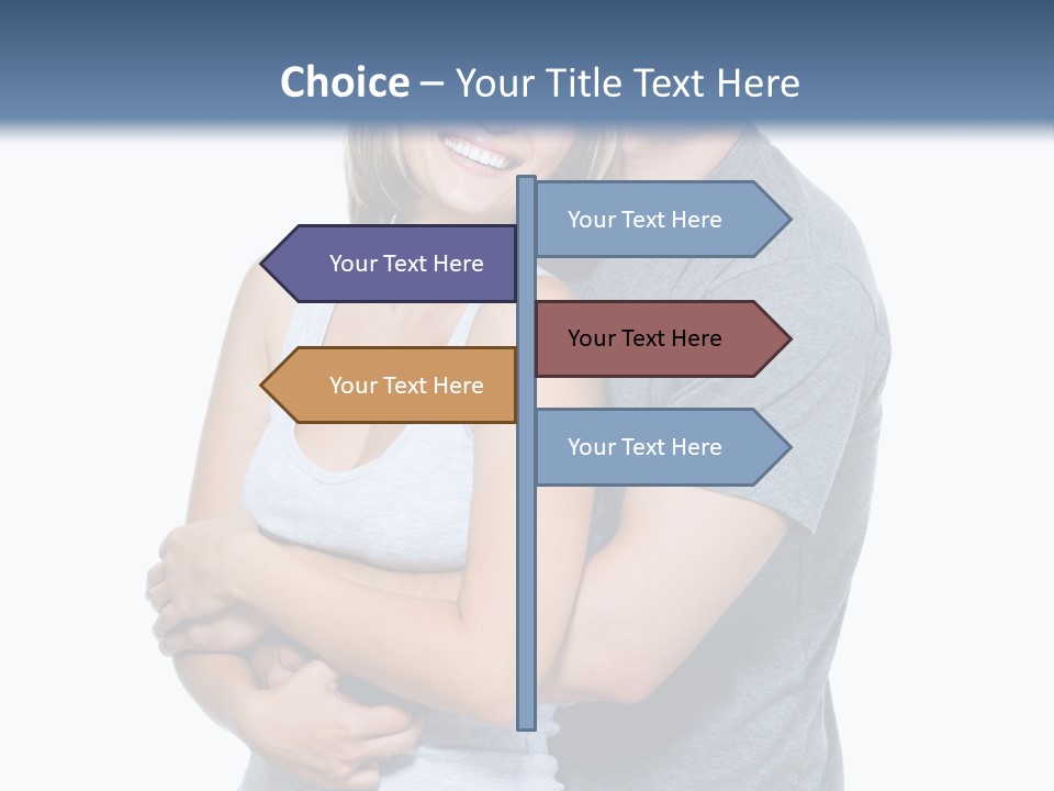 Full Length Young Happiness PowerPoint Template