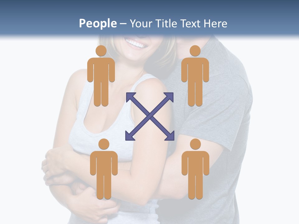 Full Length Young Happiness PowerPoint Template