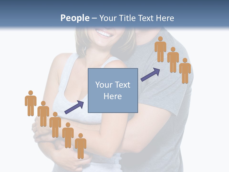 Full Length Young Happiness PowerPoint Template