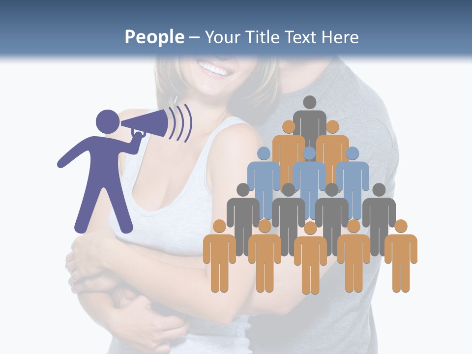 Full Length Young Happiness PowerPoint Template