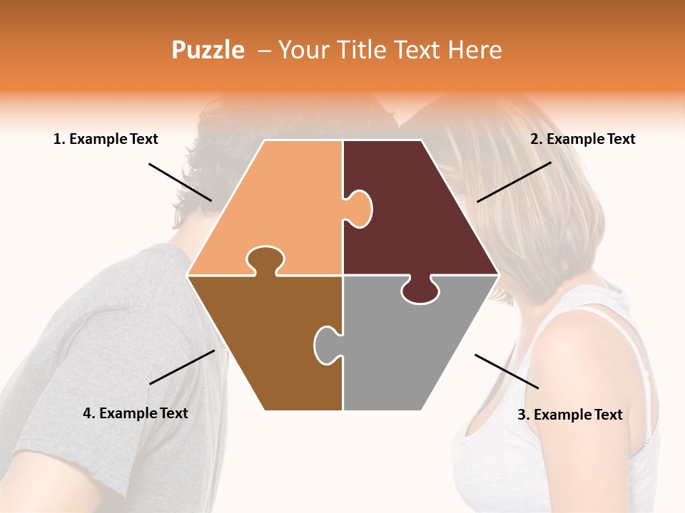 Face Date Happiness PowerPoint Template