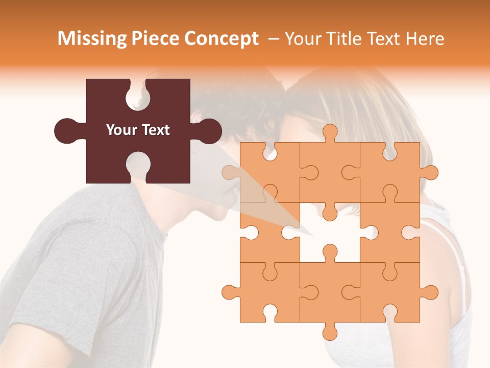 Face Date Happiness PowerPoint Template