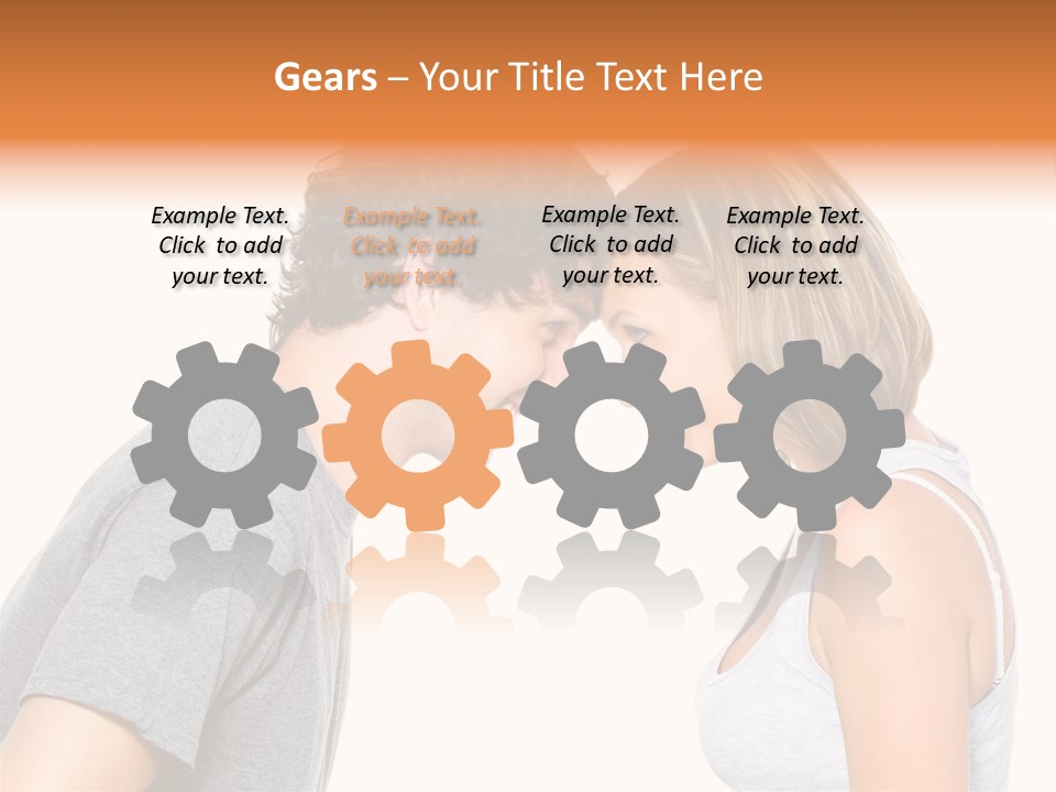 Face Date Happiness PowerPoint Template