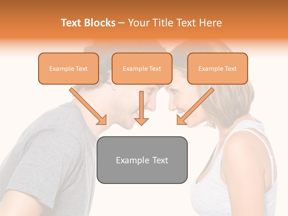 Face Date Happiness PowerPoint Template