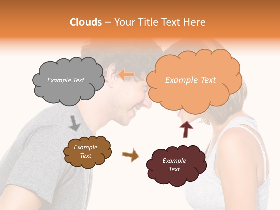 Face Date Happiness PowerPoint Template