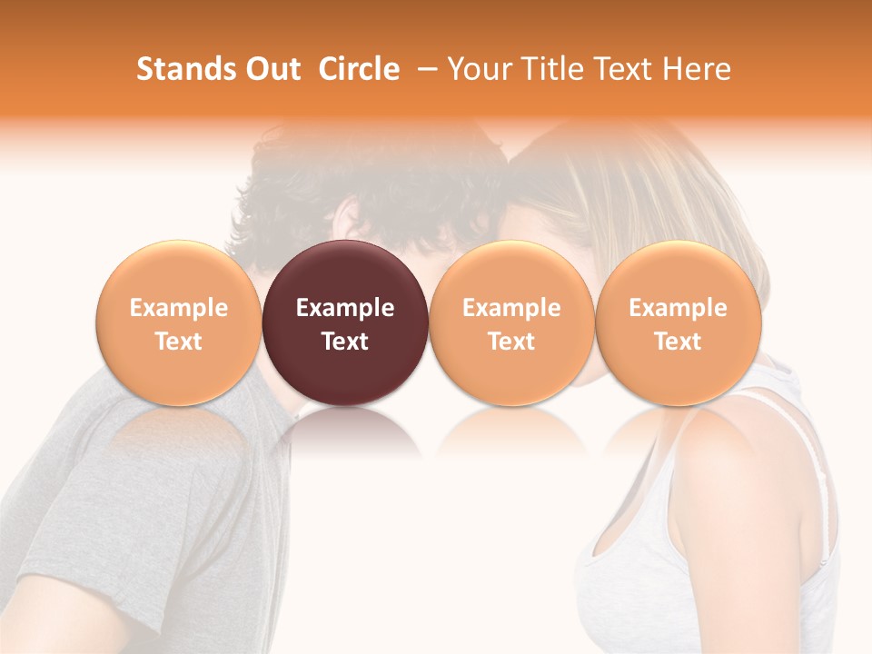 Face Date Happiness PowerPoint Template