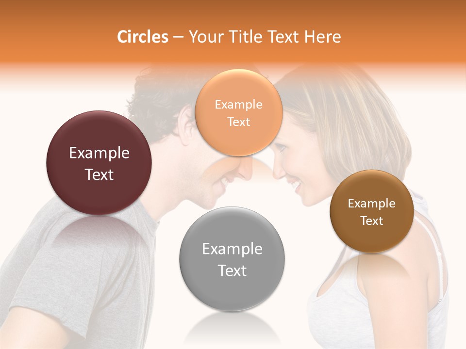 Face Date Happiness PowerPoint Template