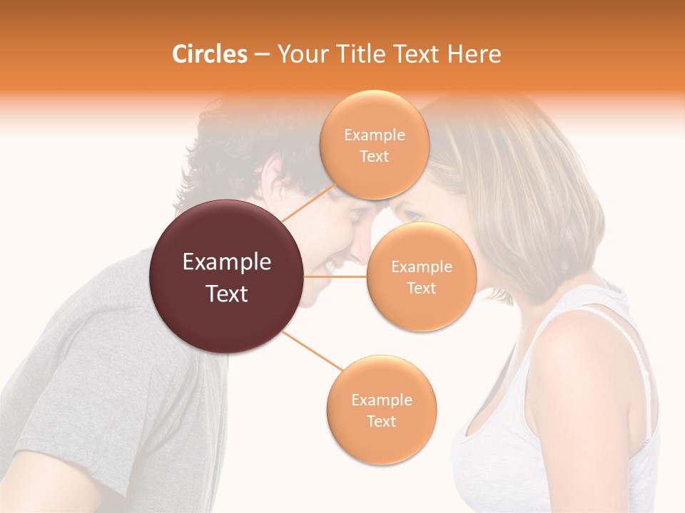 Face Date Happiness PowerPoint Template