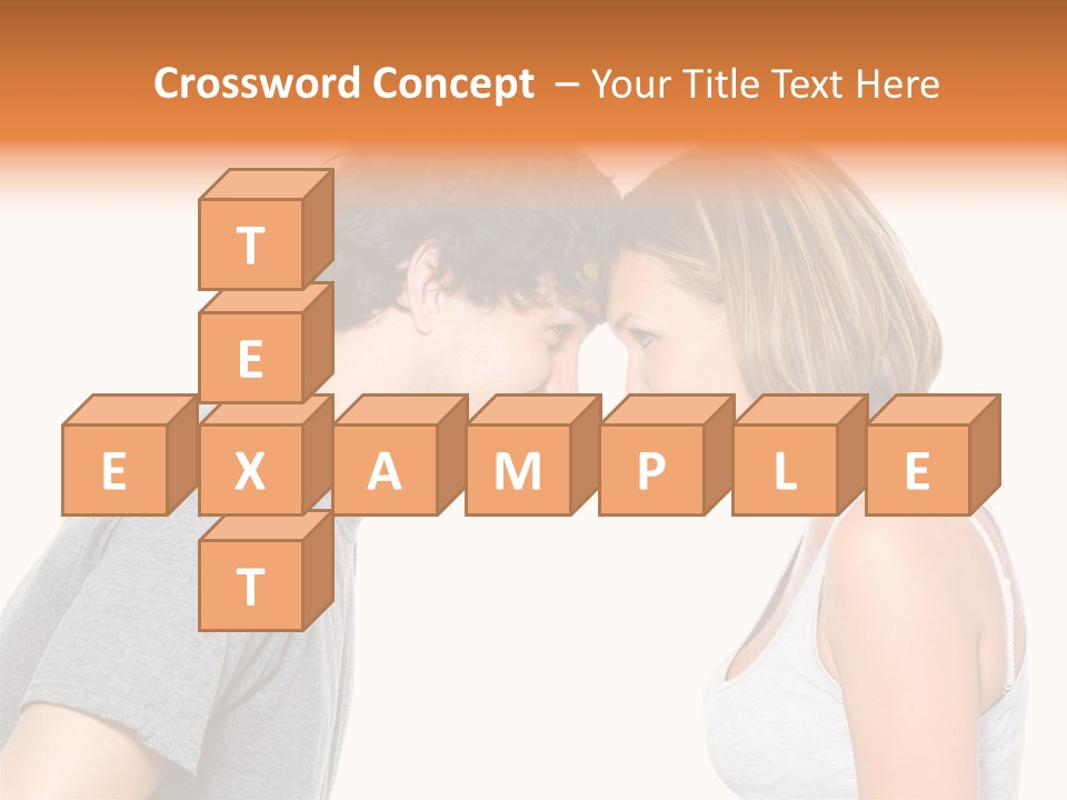 Face Date Happiness PowerPoint Template