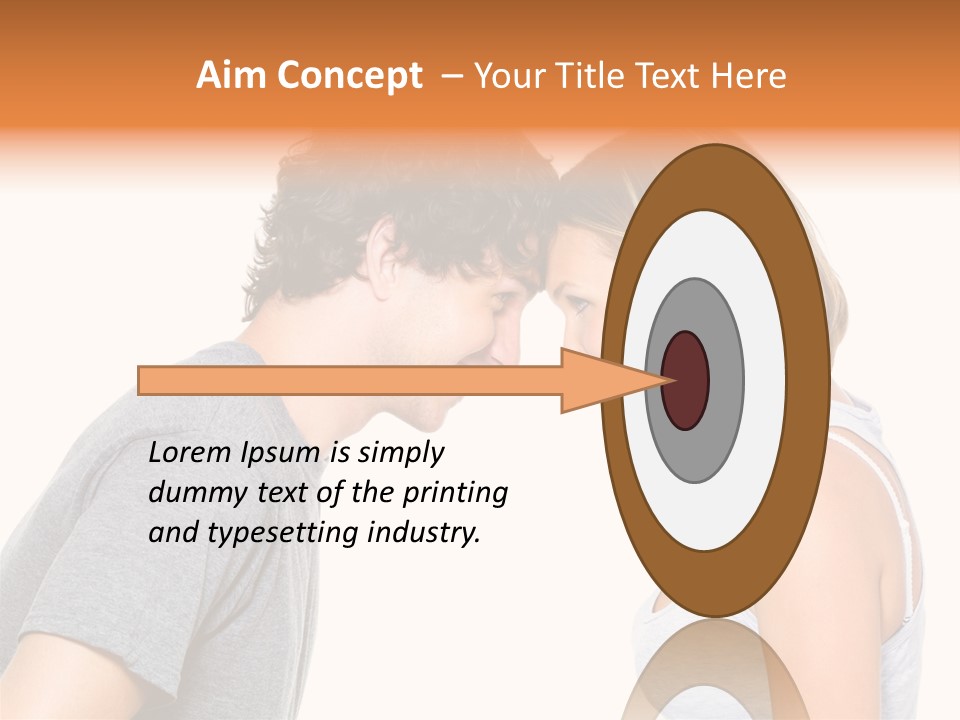 Face Date Happiness PowerPoint Template