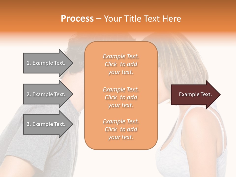 Face Date Happiness PowerPoint Template