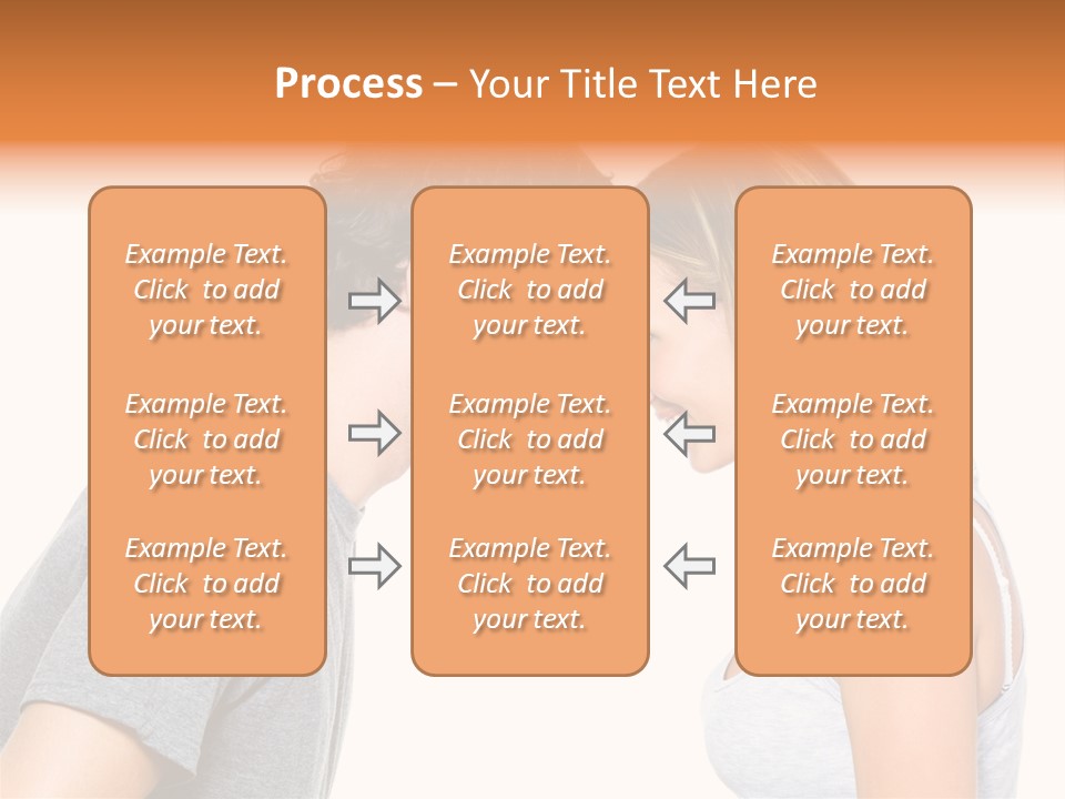 Face Date Happiness PowerPoint Template