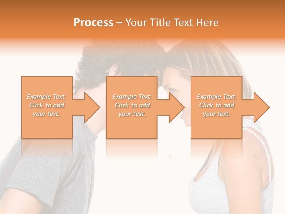 Face Date Happiness PowerPoint Template