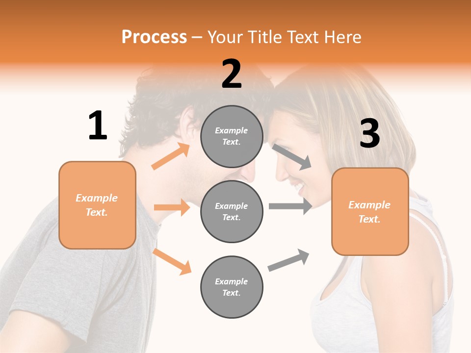 Face Date Happiness PowerPoint Template