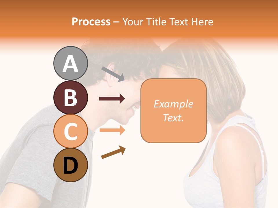 Face Date Happiness PowerPoint Template