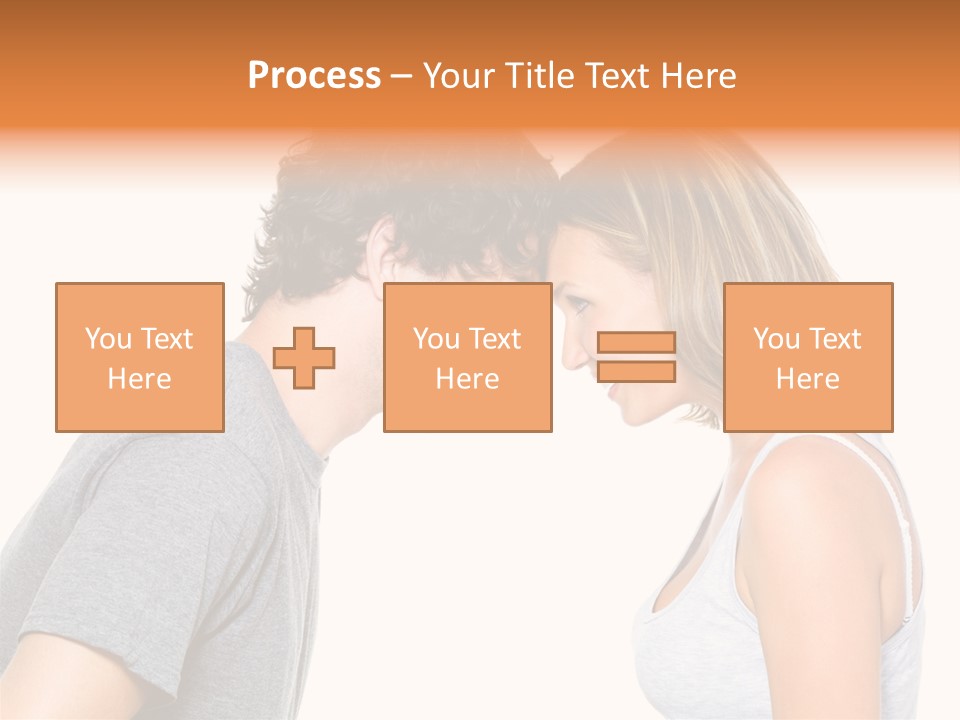 Face Date Happiness PowerPoint Template