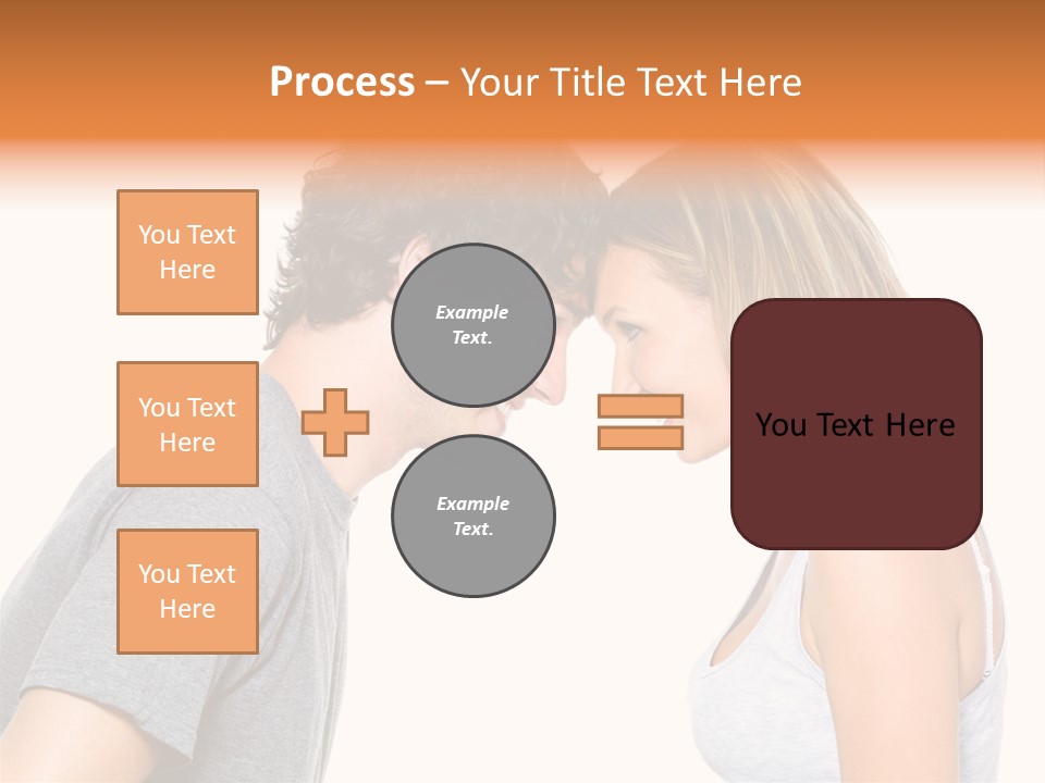 Face Date Happiness PowerPoint Template