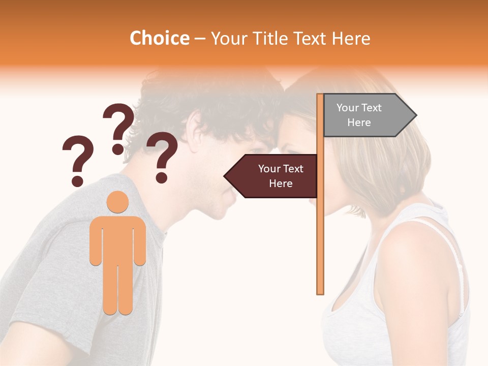 Face Date Happiness PowerPoint Template