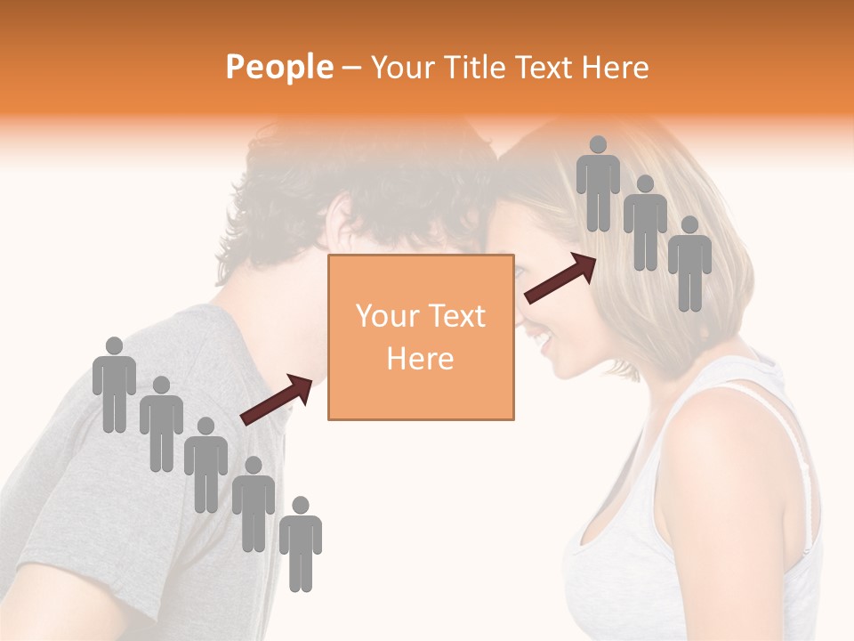 Face Date Happiness PowerPoint Template