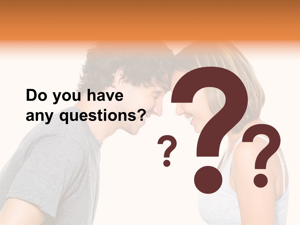 Face Date Happiness PowerPoint Template