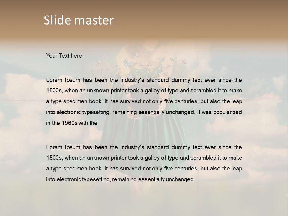 Retro Sky Design PowerPoint Template