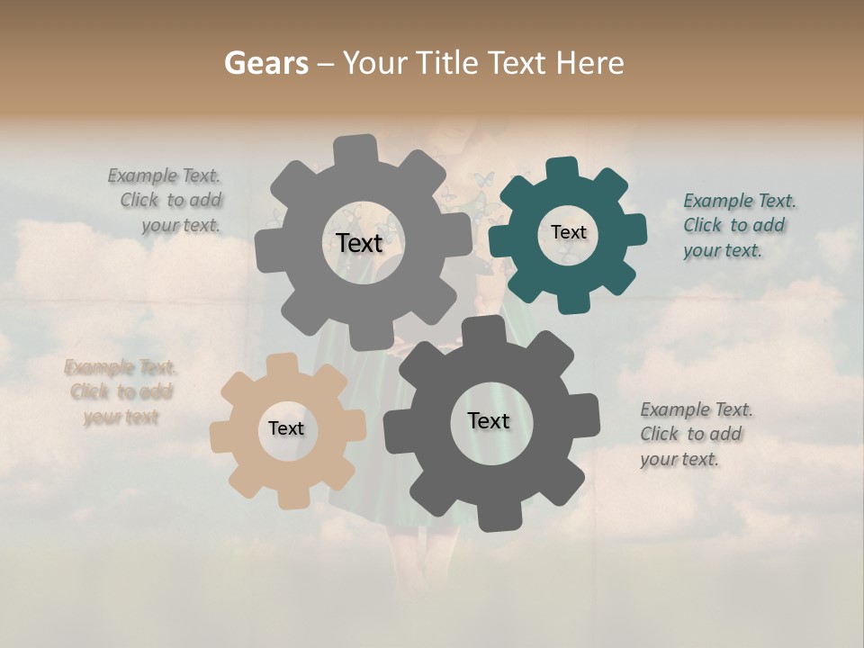 Retro Sky Design PowerPoint Template