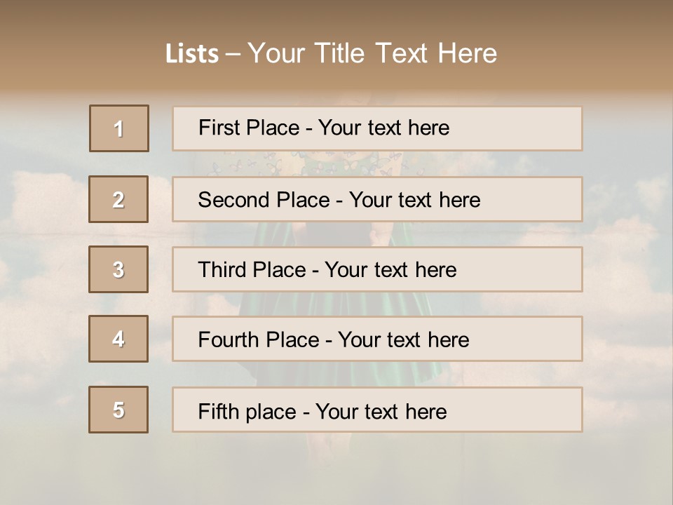 Retro Sky Design PowerPoint Template