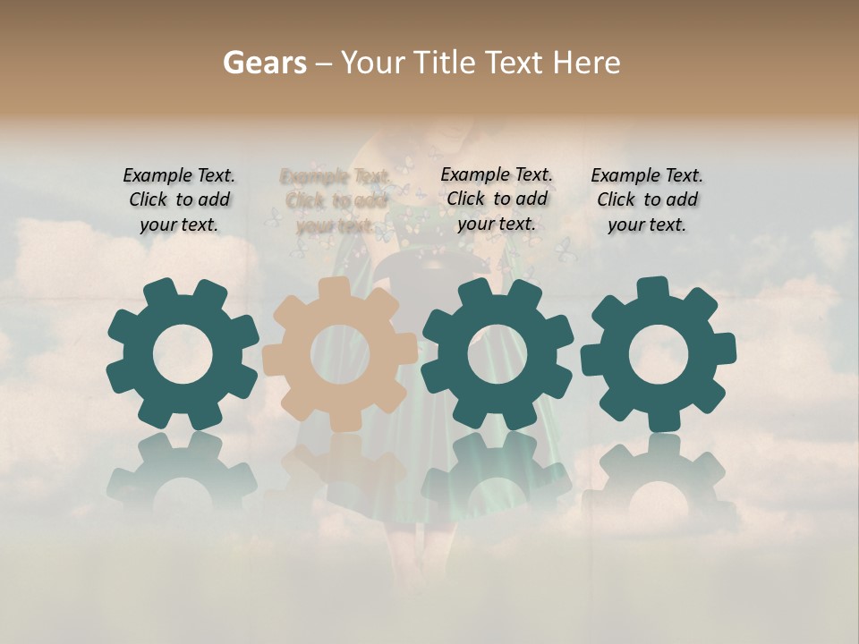 Retro Sky Design PowerPoint Template