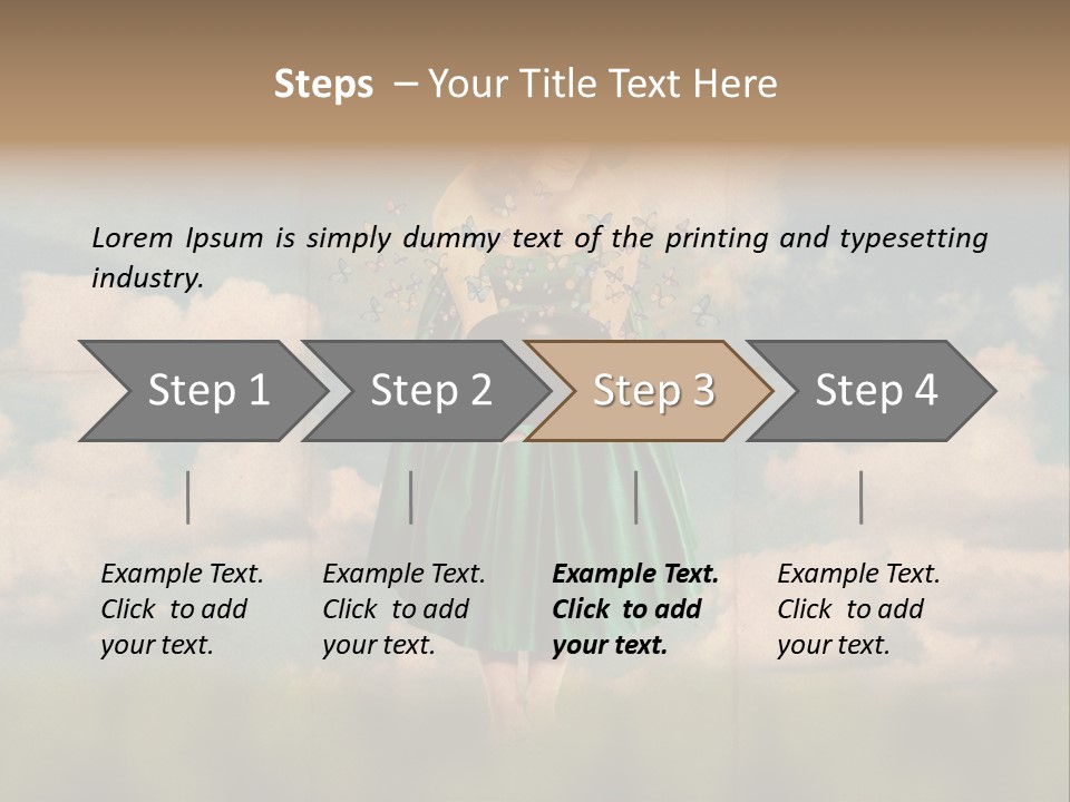 Retro Sky Design PowerPoint Template