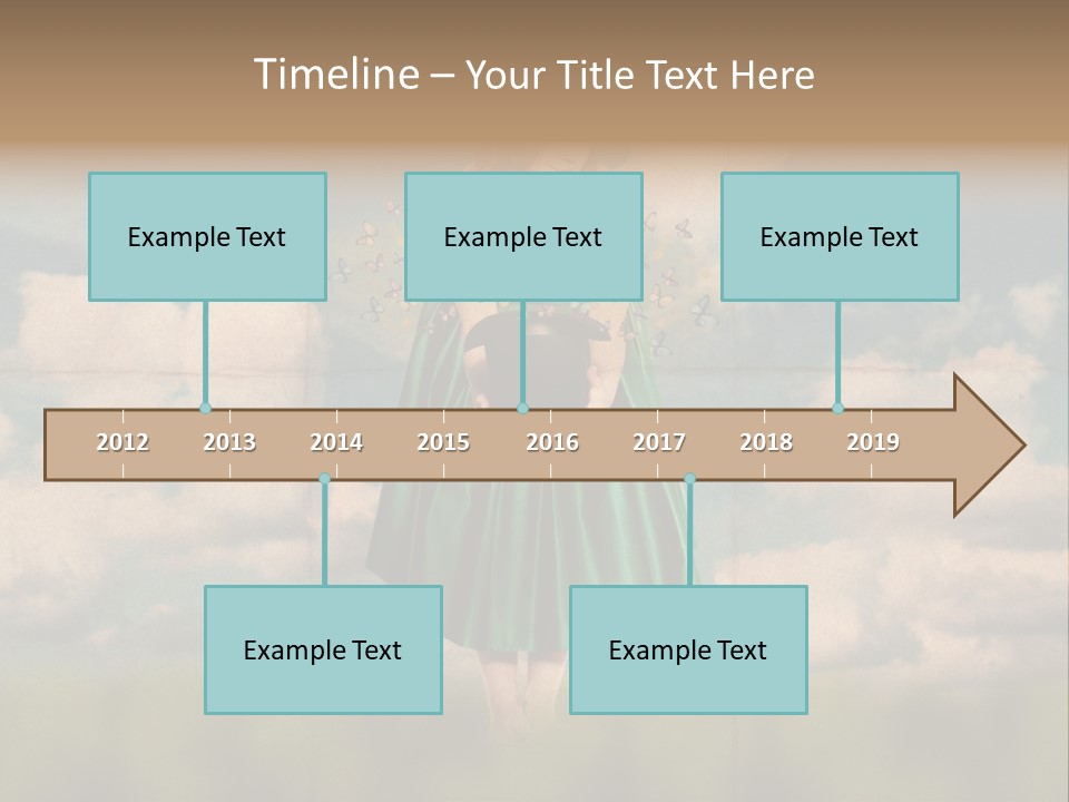 Retro Sky Design PowerPoint Template