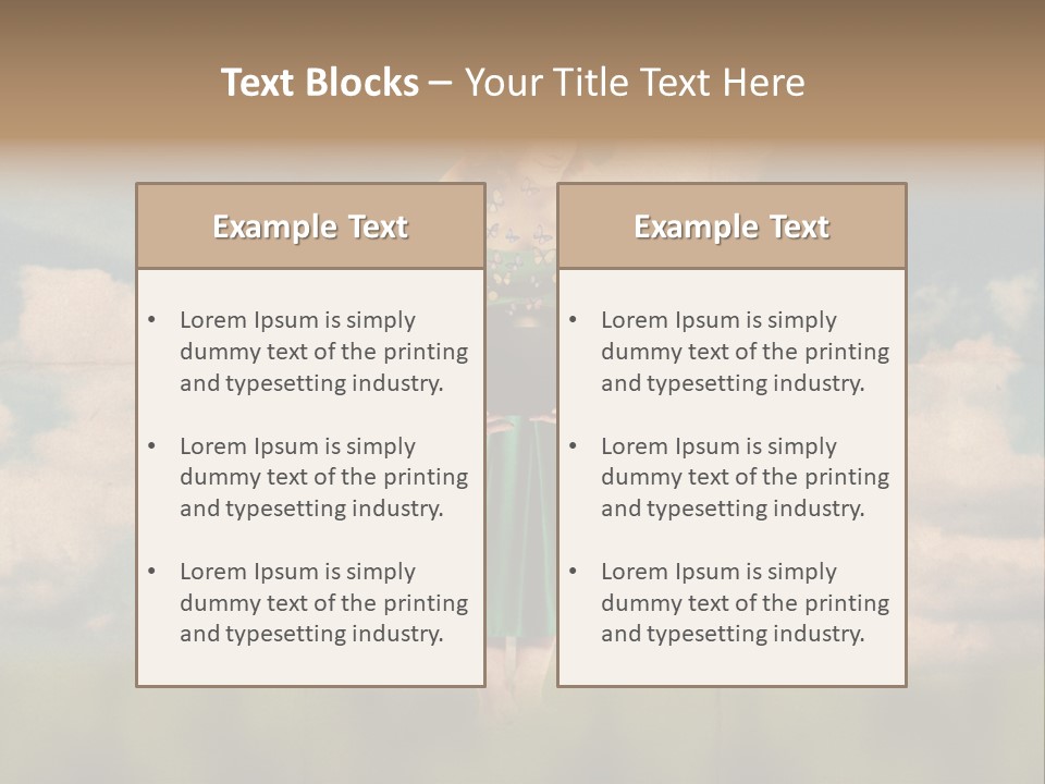 Retro Sky Design PowerPoint Template